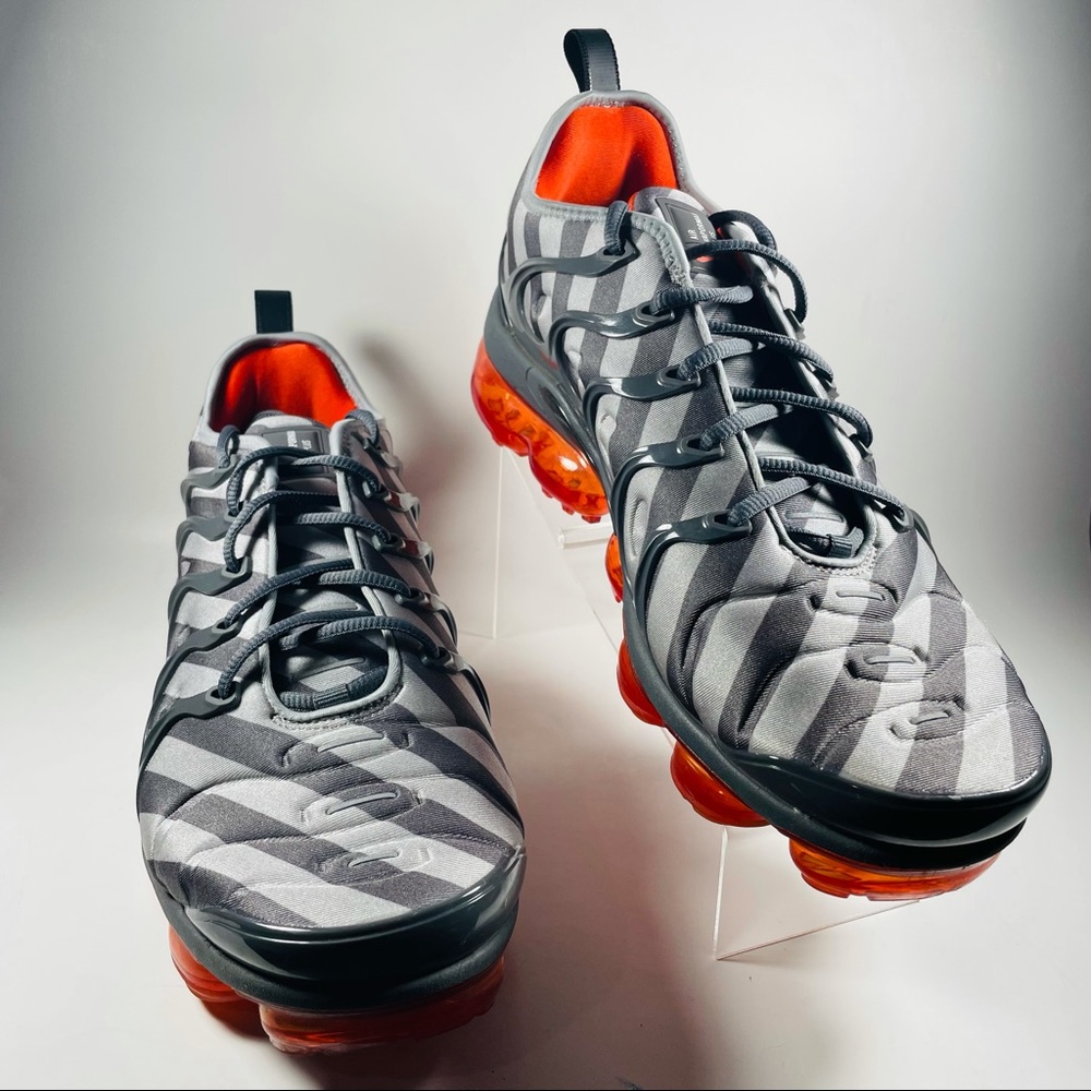 Nike Air VaporMax Plus Wolf Grey Monsoon Blue Running Shoes 924453-020 Sz 11.5